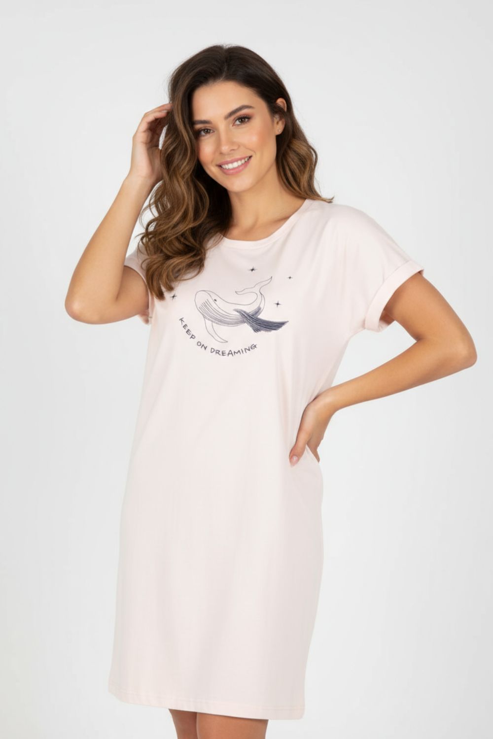 Pijama tipo batola corta confeccionada en algodón